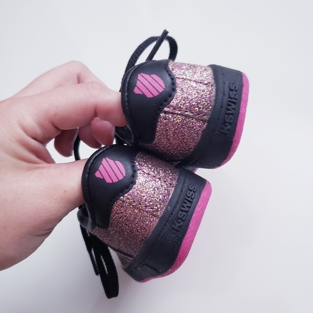 K-swiss Sparkly Glitter Pink Sneaker - Picture 3 of 4